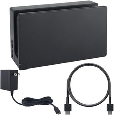 TV Dock Station Set for Nintendo,Switch Docking with 1080P black