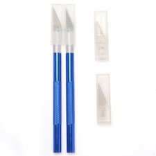 2 Xacto Craft Knives with 20 Blade Refills – Razor-Sharp Leather & Art Cutter