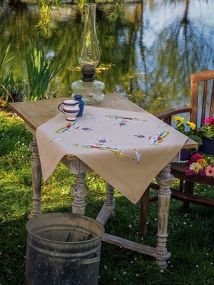 Vervaco Stickset Tischdecke Leuchttürme