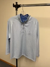 Ladies Blue 1/4 Zip Pinehurst 1/4 Zip Size M