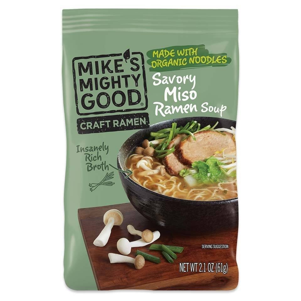 Mikes Mighty Good Craft Ramen Soup Miso Savory 21 oz Pillow Pack 2090₽