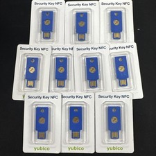  10pc Yubico Security Key NFC, Two Factor Authentication USB