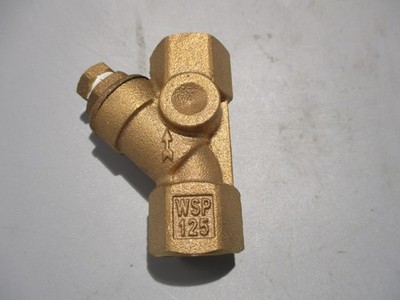 NEW GRAINGER 6NPW9 BRONZE Y-STRAINER 1/2'' PIPE 125 S/400 WOG
