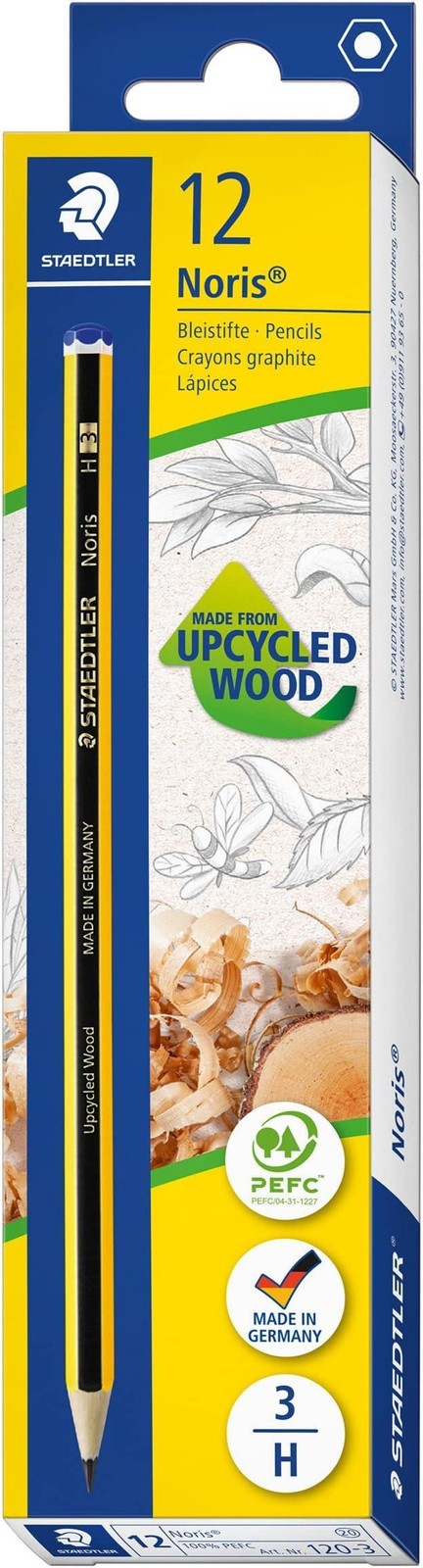 Staedtler Noris 120 Matita 12 pz. grafite H-3