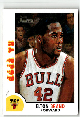 2001 Topps Heritage NBA No. DV2 Elton Brand Deja Vu