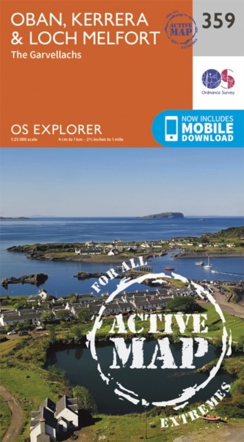 Oban, Kerrera and Loch Melfort by Ordnance Survey (Sheet map, folded)