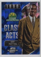 2018 Contenders Optic Class Acts Blue Cracked Ice Prizm Gary Payton #6 HOF y8a