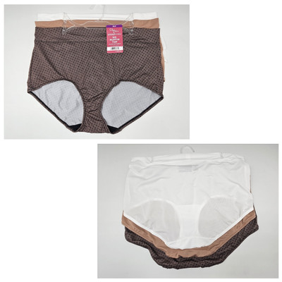 Warner's Slip Donna – Microfibra Setosa, Fascia Anti-muffin Top, Bianco, Taglia L (US)