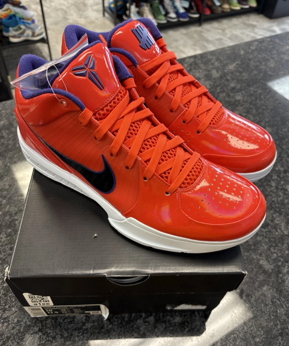 Nike Zoom Kobe 4 Protro x Undefeated Team Orange for Sale