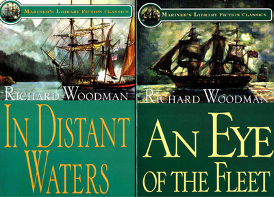 Lot of 2 Nathaniel Drinkwater Naval adventures Richard Woodman tpbs 1-Signed