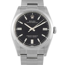 Rolex Oyster Perpetual 36 Black Dial Steel Watch 126000