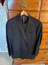 Brooks Brothers Gray Pinstripe suit, 1818 Madison, 46L x 41 W Trabaldo Togna 