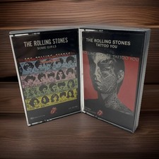 Lot Of 2 Of THE ROLLING STONES Cassette Tape's SOME GIRLS TATTOO YOU