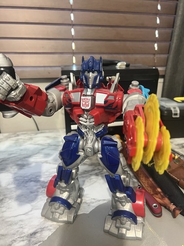 2 Optimus Prime Transformers Talking Action Figure Jet Pack , Buzzsaw - Picture 8 of 11