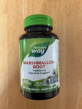 Nature's Way Marshmallow Root, 960mg, 100 Vegan Caps, Exp 02/2030
