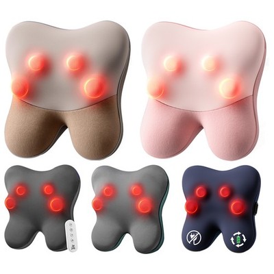Bob and Brad Back Massager w/Remote Neck Shoulder Relief Electric Shiatsu Pillow