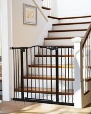 29-39.6  Baby Gate for Stairs  Doorways,30" Tall Dog Gate for Pets,Dual-Lock ...