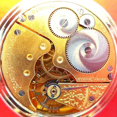 Sprungdeckel HERREN TASCHENUHR, vergold. "ELGIN", Cal. 212-gute Funkt., ca. 1907 - Bild 1 von 4