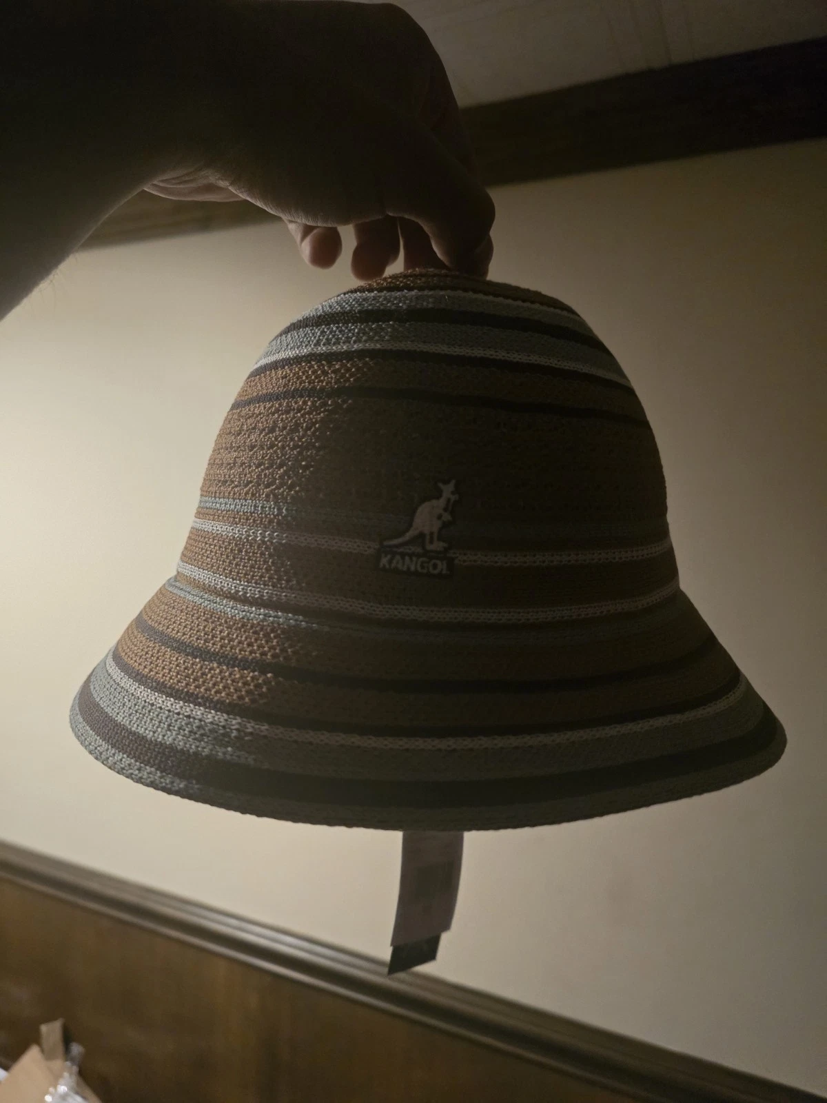 Kangol Tan/Sage Green Clubhouse Stripe CasualKangol Tan/Sage Green...
Opens in a new window or tab