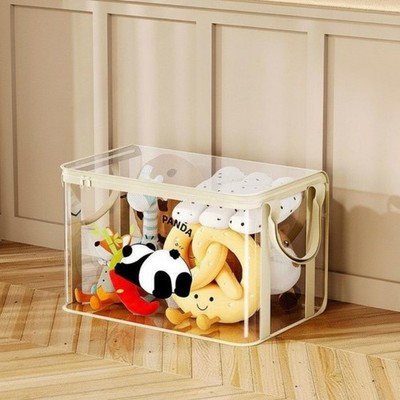 Transparente Kuscheltiertonne Transparent Aufbewahrungstasche für