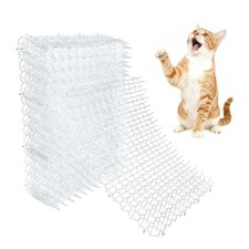 Clear Scat Mat for Cats 16 x 13 Inch 10 Pack Deterrent Mat