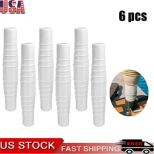 6 PCS Pool Hose Connector Coupling Kit 1-1/2 or 1-1/4 Pool Vacuum Hose Adap