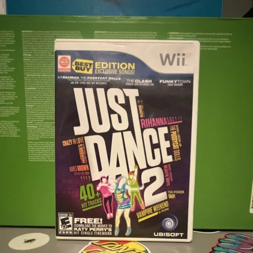 Ubisoft Just Dance 2 Best Buy Edition Nintendo Wii Multiplayer 40+ Hit Tracks