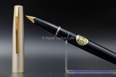 Pilot F ''3A'' Black EF Nib Fountain Pen NOS Vintage 1970s Rare Collectible 