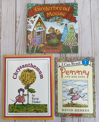 Chrysanthemum + Penny and Her Song + Gingerbread Mouse Gift Idea New Ppbk Henkes