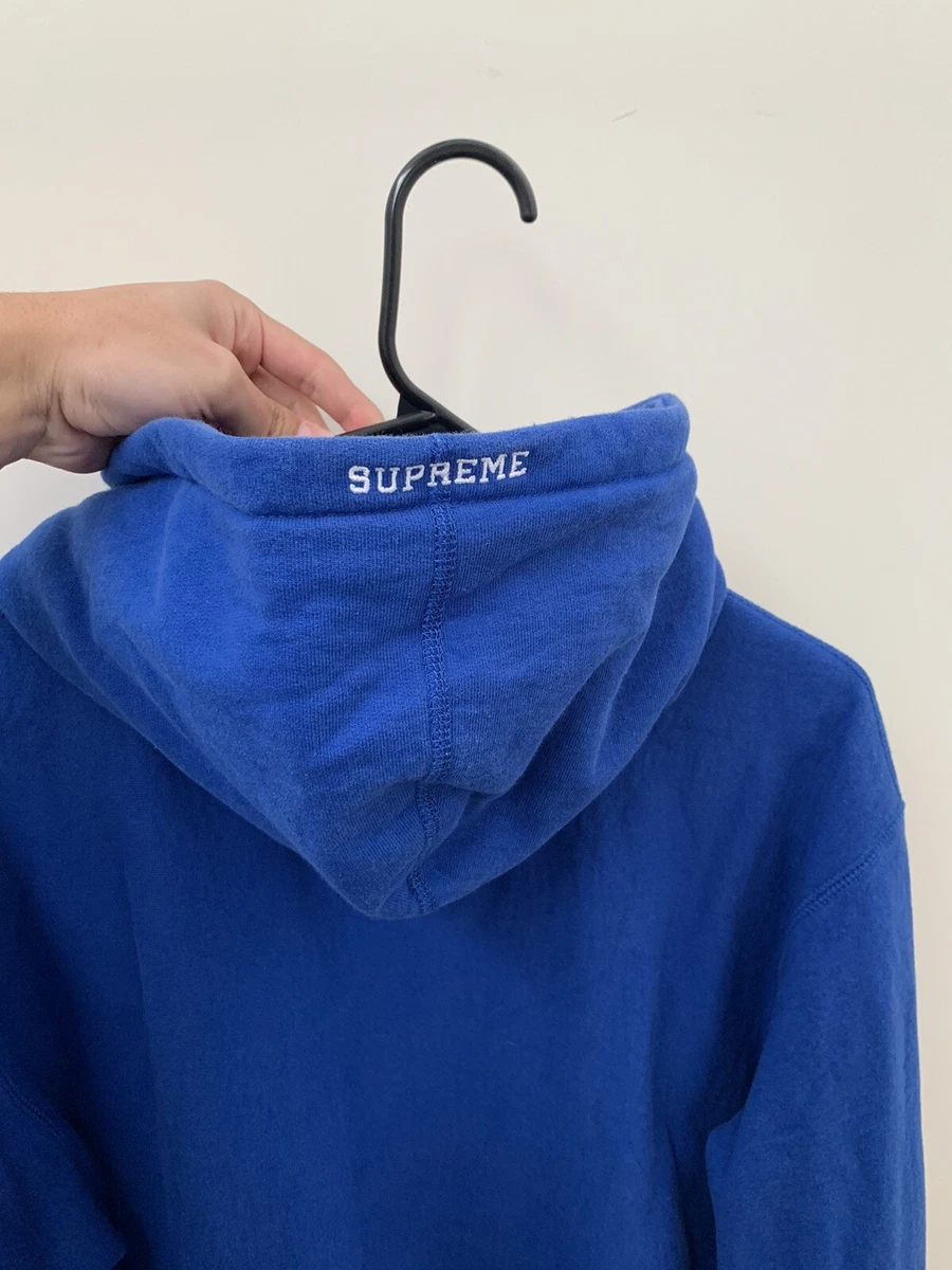 Supreme Portrait Hoodie FW20, Blue, Size Medium