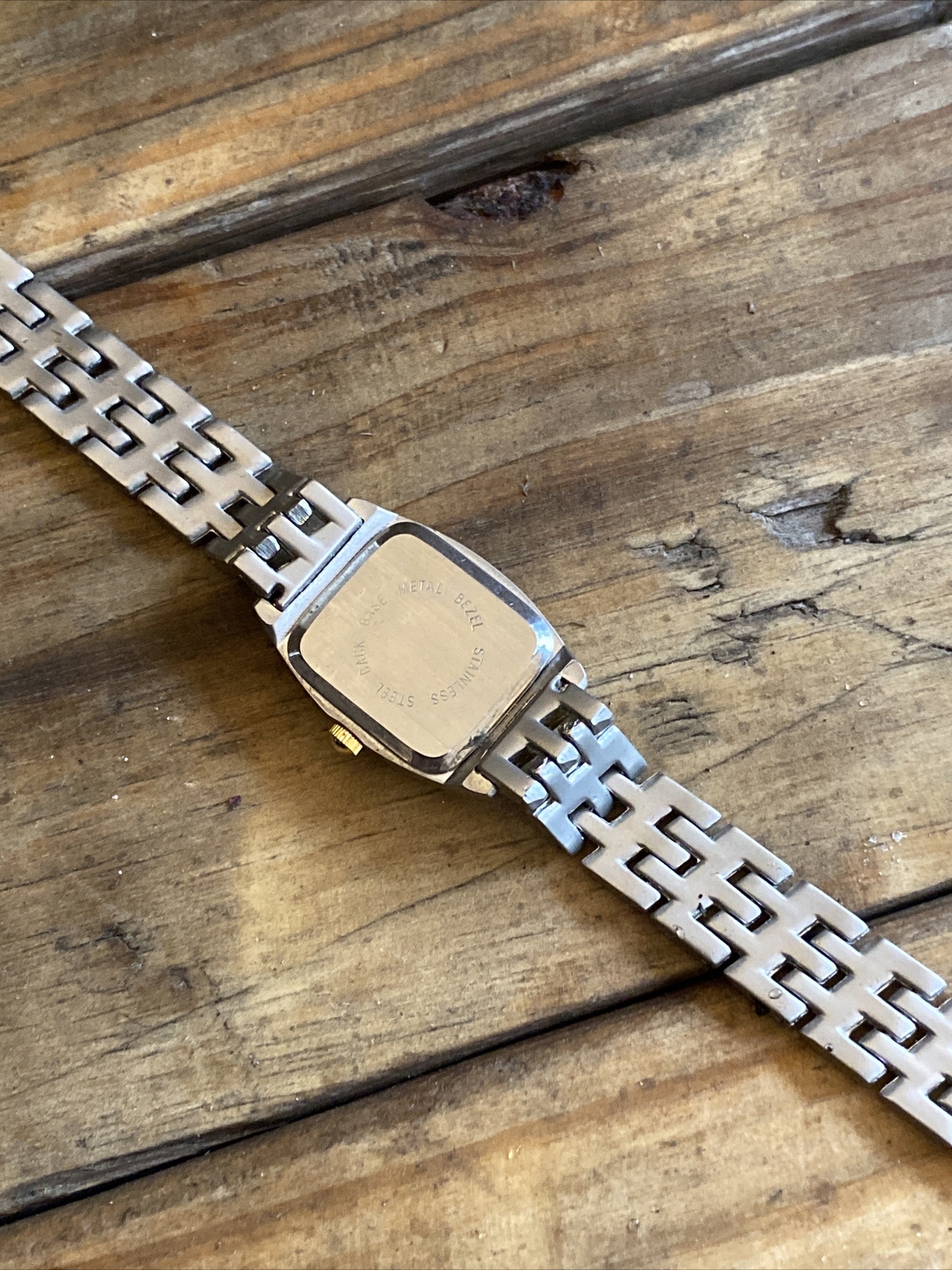 Two Tone Rectangular Case Dial Ladies Fashion Qua… - image 7