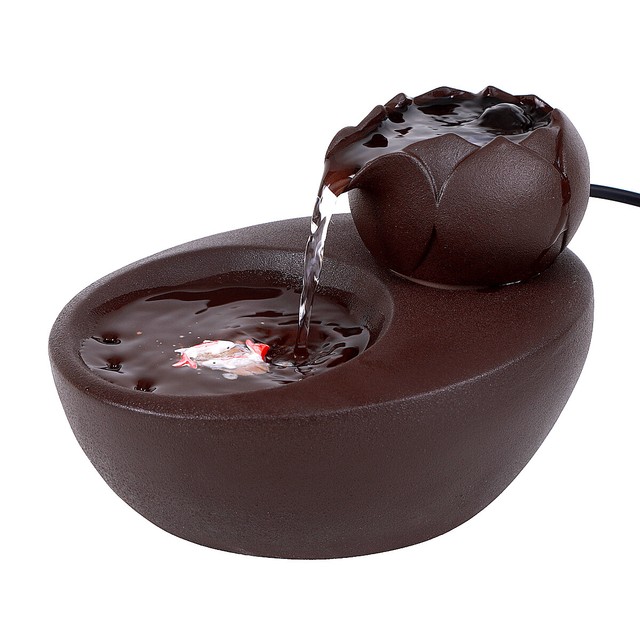 Ceramic 1.3L Pet Drinking Water Electric Fountain for Cat and Dog