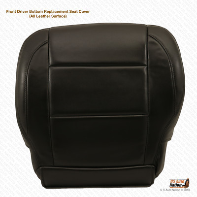 2011 2012 2013 DRIVER Bottom Replacement LEATHER Cover For Nissan Armada BLACK