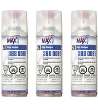 USC SprayMax 2K Glamour High Gloss Aerosol Clear (3 Pack)