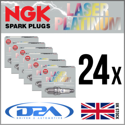 24x NGK PFR6Q (6458) Laser Platinum Zuendkerze