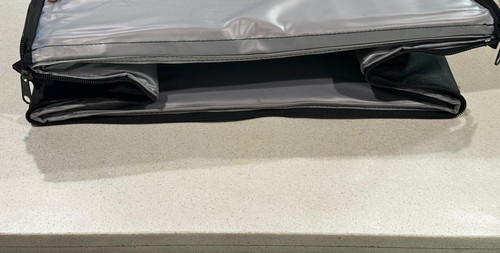 Bolsa refrigeradora plegable de nailon aislada grande (tiene 72 latas) - negra - Imagen 4 de 5