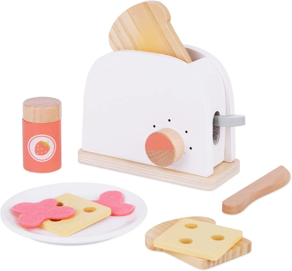 Toy hot sale toaster set