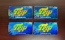 TRIP 2 Clear 1 1/4 Rolling Papers -4 Packs