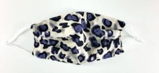 Face Mask Purple with Black Design Unisex Cloth Cover Reusable