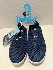 NWT Trufit Girls SZ S 12-13 Blue High Performance Ventilated Shoes