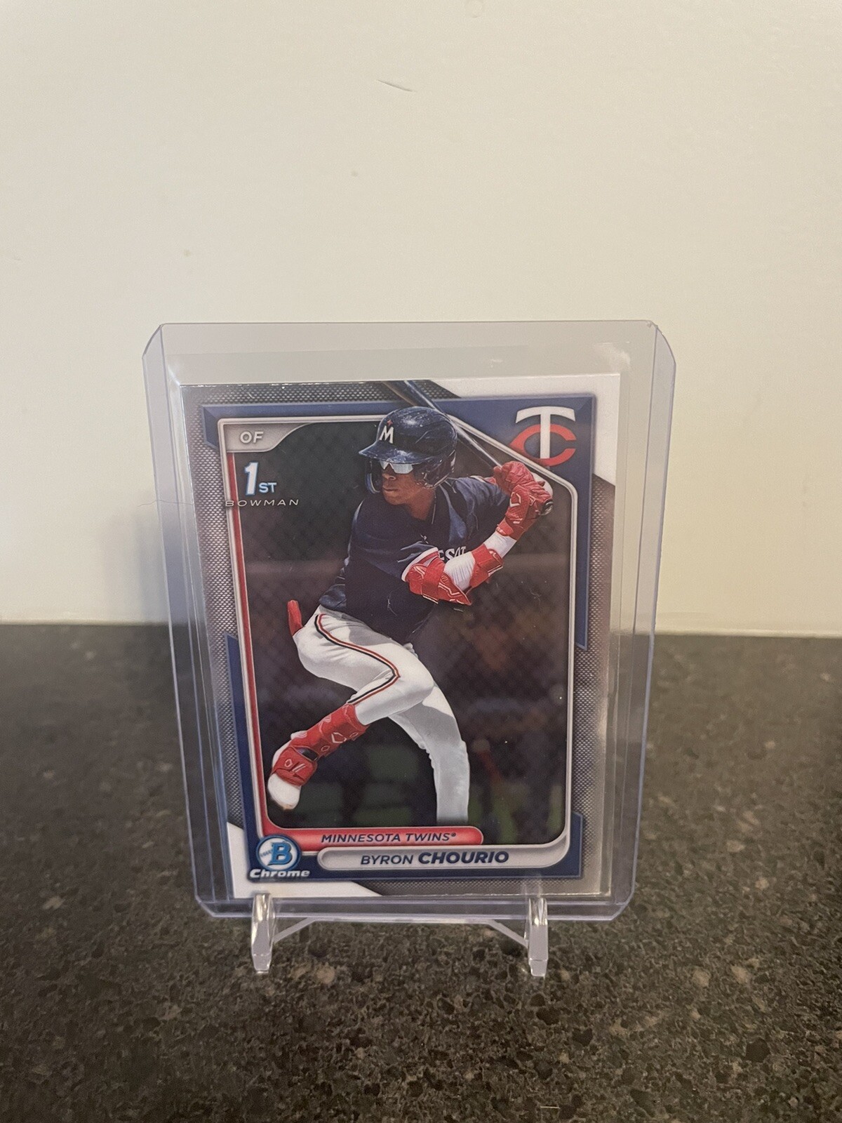 2024 Bowman Base Chrome #BCP-129 Byron Chourio Minnesota Twins