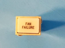 Fuse-Lite neon fused indicator "FAN FAILURE"  1178-1 Master Specialties NOS