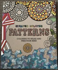 Adult Coloring Book - Patterns Inspired Coloring Brand New