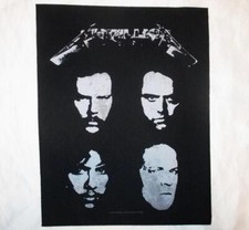 Metallica Black Album Large Back Patch Heavy Metal