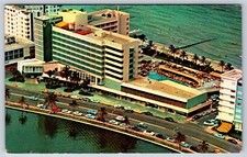 Postcard Algiers, Oceanfront, 25th To 26th Street, Miami Beach Florida Posted