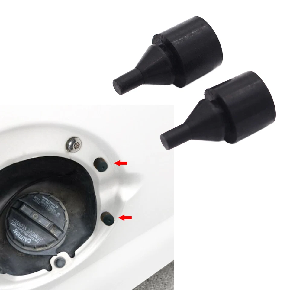 Cojín de parachoques de puerta con tapa de gas combustible 2 piezas para GMC Yukon XL 1500 2500 2000-2008 Foto 2 de 4