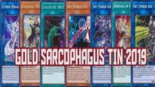 Yugioh 2019 Gold Sarcophagus Tin Mega Pack Prismatic Secret Rare 1st MP19 MINT