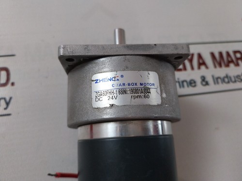 Zhengk Zga60fhh-1 Gear Box Motor Dc24v - Picture 5 of 7