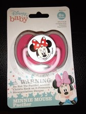 Disney Baby Minnie Mouse Pacifier paci with case NEW NIP