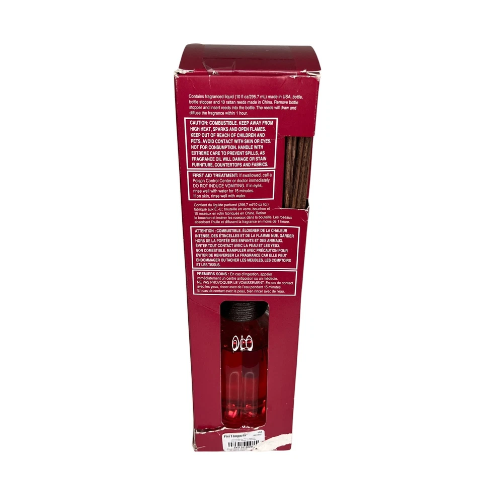 New Pier 1 Imports Blackberry Sangria Reed Diffuser Box Set 10 oz Fragrance Rare - Image 3 of 4